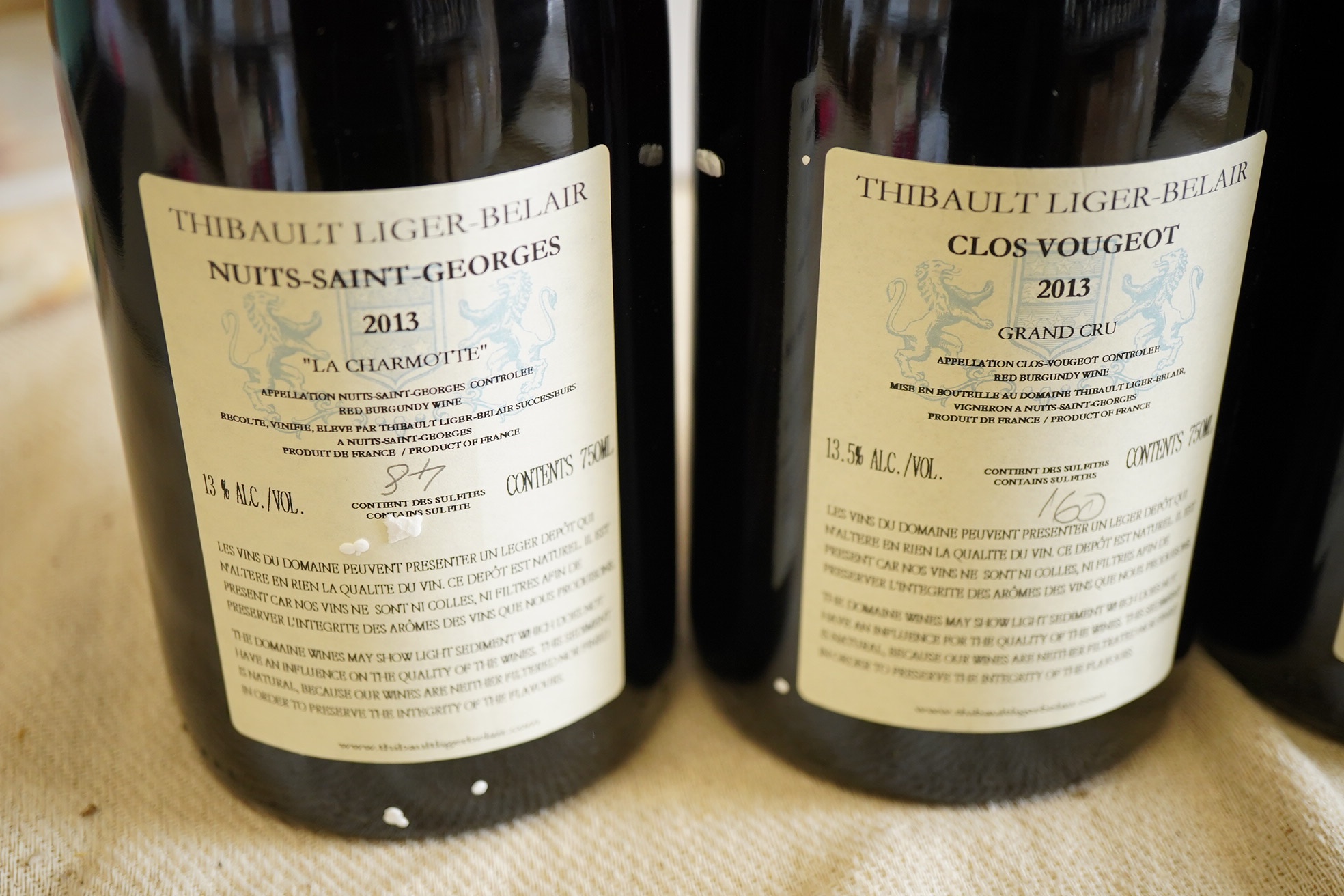 Domaine Thibault Liger-Belair, 2013